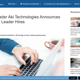 Adtech Leader Aki Technologies Announces New Sales Leader Hires