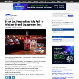 Drink Up Personalized Ads Pull In Whiskey Brand Engagement Test