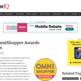 Aki & PepsiCo Win Omnishopper Award Best Mobile Activation